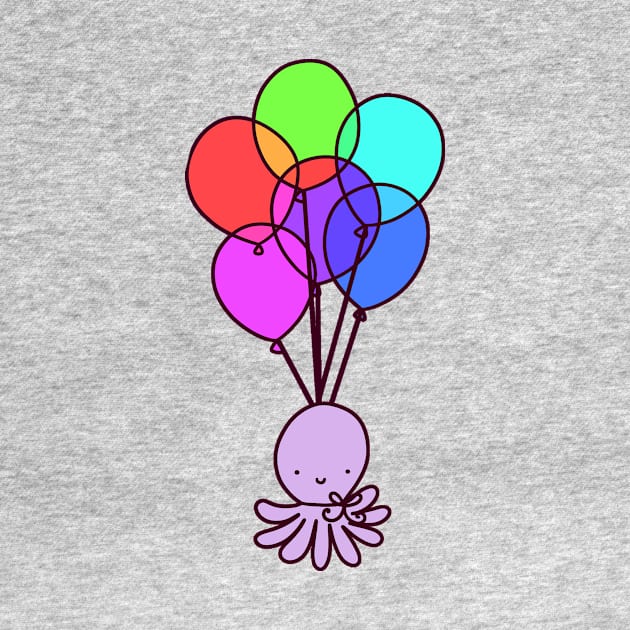 Balloon Octopus by saradaboru